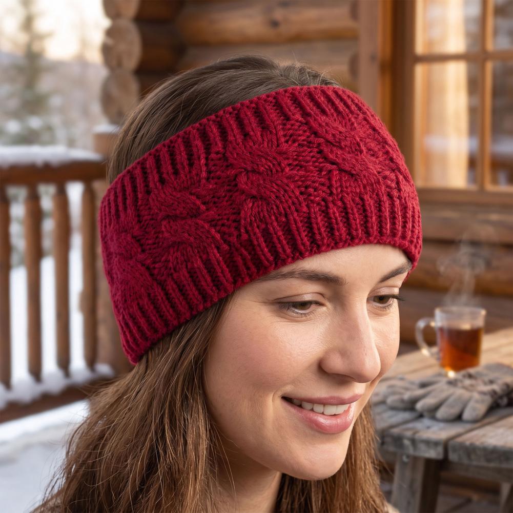 Faixa de Cabelo Elástica de Tr - Fleece Ear Warmer Band avaliação e preço