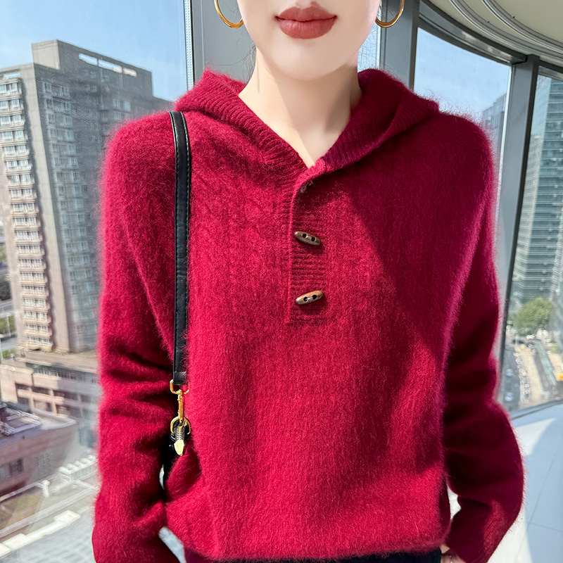 100% puro vison cashmere malha - Wool Coat Peacoat avaliação e preço